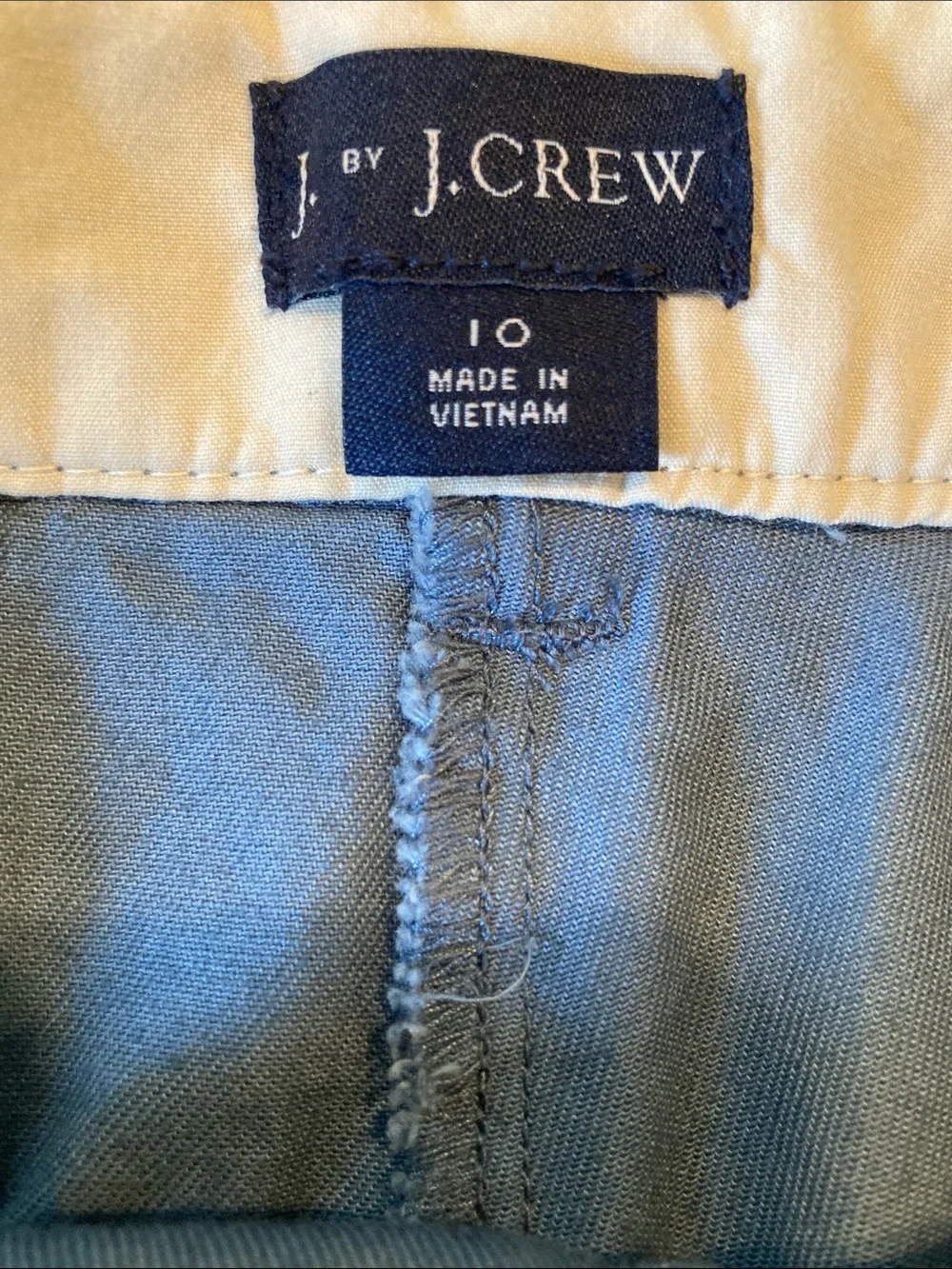 Women J. By J. Crew blue gray cute shorts size 10